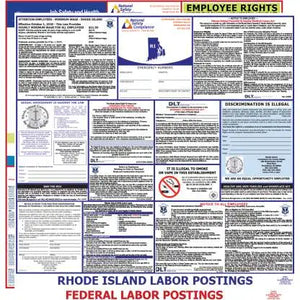 Rhode Island and Federal Labor Law Poster