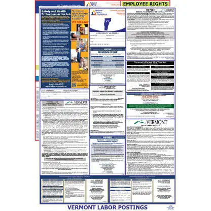 Vermont and Federal Labor Law Posters