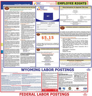 Wyoming and Federal Labor Law Poster