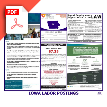 Iowa Labor Law Poster PDF Download