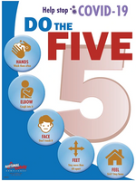 Do The Five Covid-19 Safety Poster