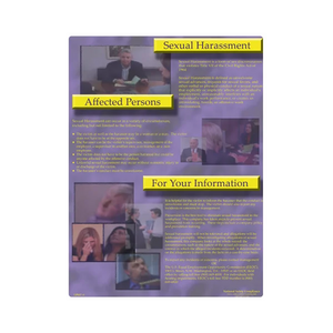 Sexual Harassment Information Safety Poster