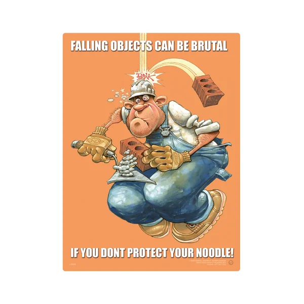 Falling Objects Safety Poster