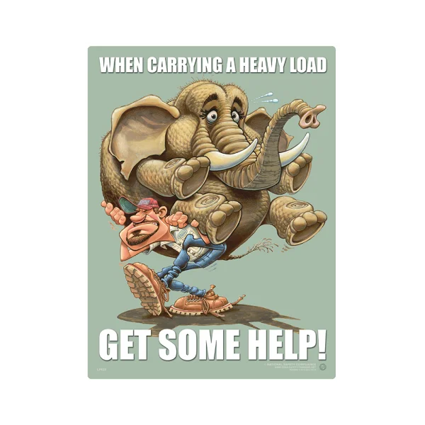 Back Safety - Get Some Help Safety Poster
