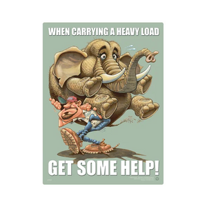 Back Safety - Get Some Help Safety Poster