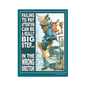 Pay Attention Safety Poster