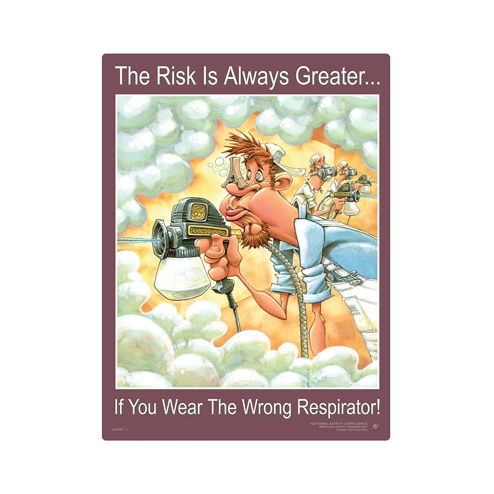 Respirator is Greater Safety Poster