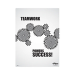 Teamwork Powers Success Safety Poster