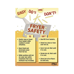 Fryer Safety Poster