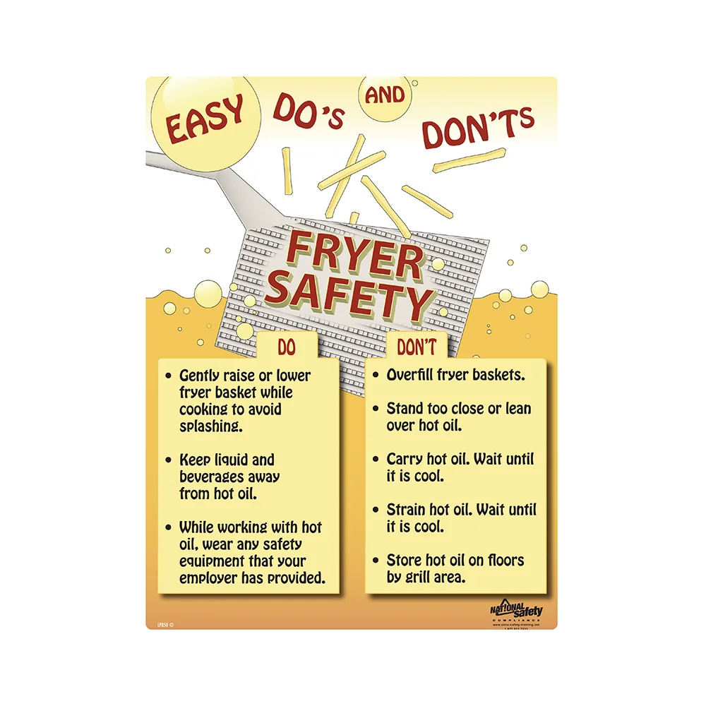 Fryer Safety Poster