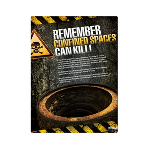 Confined Spaces Can Kill Safety Posters