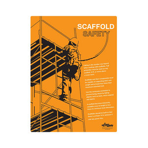 Scaffold Safety Informational Safety Poster