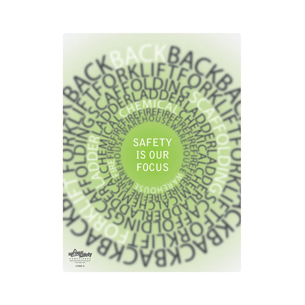 Safety Is Our Focus Safety Poster