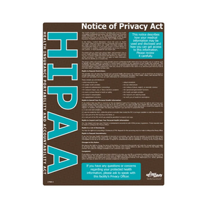 HIPAA - Notice of Privacy Act Poster