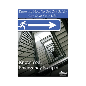 Emergency Escape Safety Poster