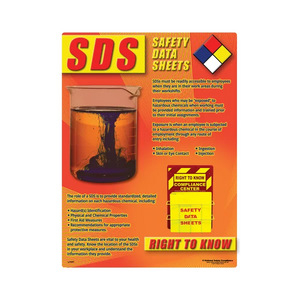 Hazcom Safety Data Sheets Safety Poster