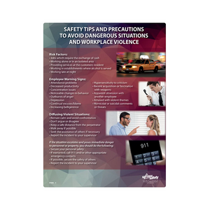 Avoid Workplace Violence Poster