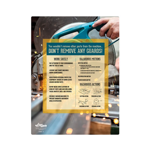 Don't Remove Guards Safety Posters