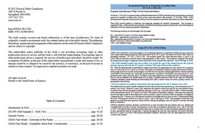 OSHA Crystalline Silica Supplement Construction Industry (pkg of 10)