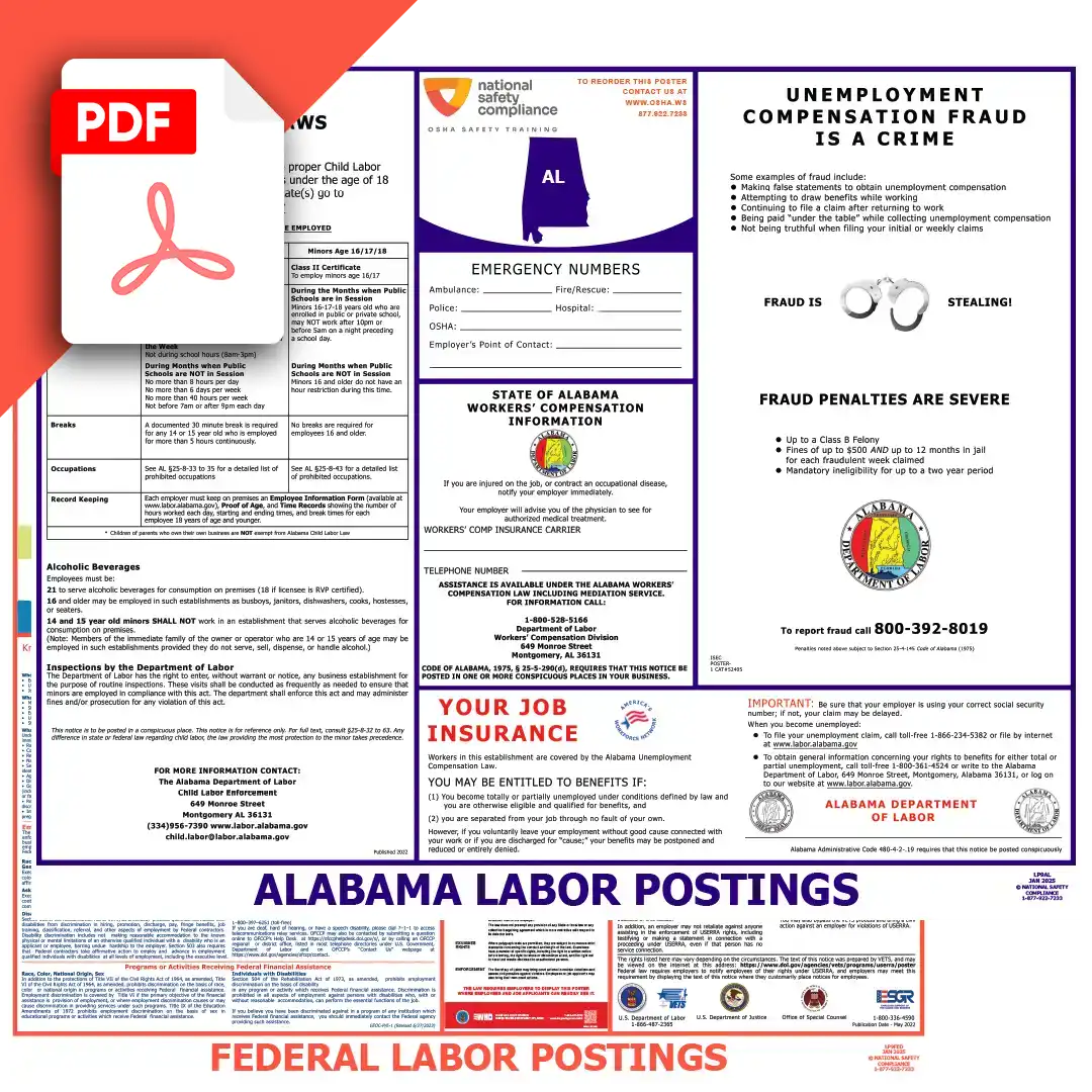 Alabama & Federal Posters PDF Download