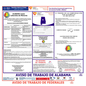 Alabama and Federal Posters in Spanish