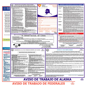 Alaska & Federal Labor Law Poster Spanish