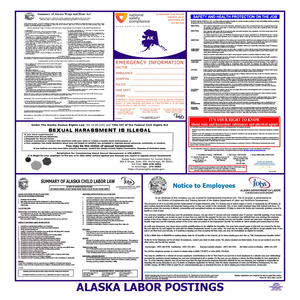 Alaska State Labor Law Poster