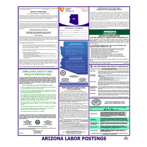 Arizona Labor Law Poster English