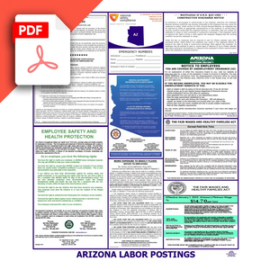 Arizona Labor Law Poster PDF Download