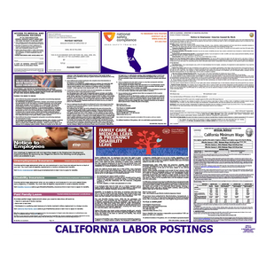 California Labor Law Poster English