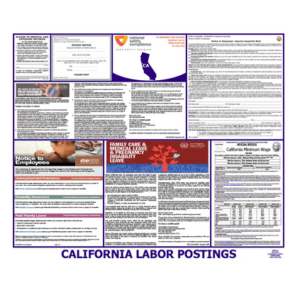 California Labor Law Poster English