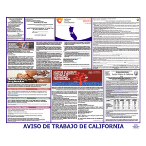 California Labor Law Poster Spanish