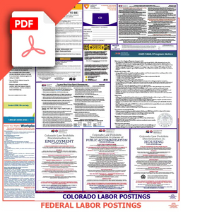 Colorado & Federal Labor Law Posters PDF Download