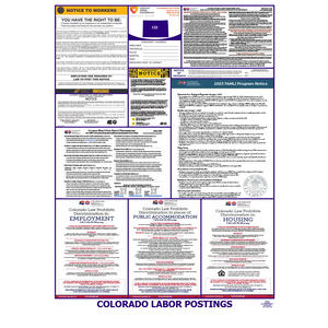 Colorado Labor Law Poster English