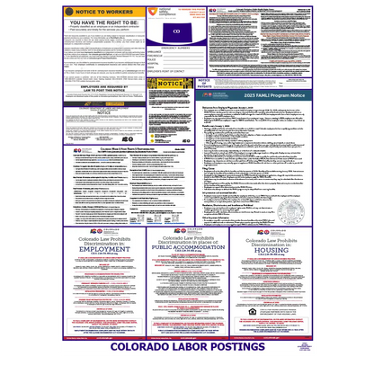 Colorado Labor Law Poster English