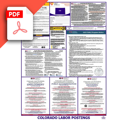Colorado Labor Law Poster PDF Download