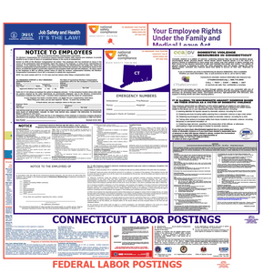 Connecticut & Federal Labor Law Posters English