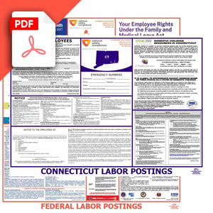 Connecticut & Federal Labor Law Poster PDF Downloads