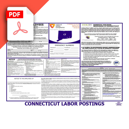 Connecticut Labor Law Poster PDF Download