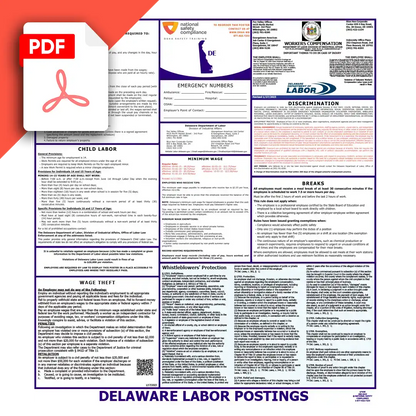 Delaware Labor Law Poster PDF Download