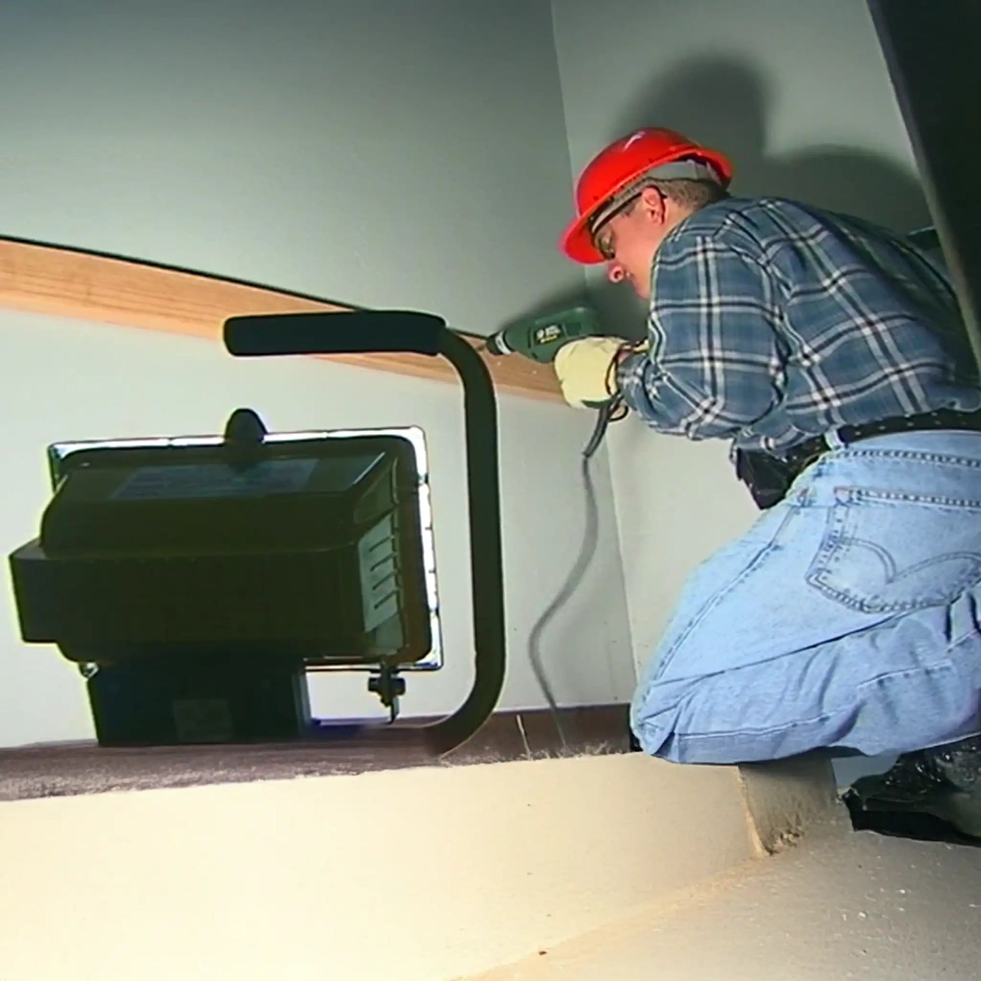 Emergency Planning Streaming Man Drilling