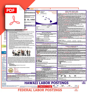 Hawaii & Federal Labor Law Posters PDF Downloads