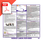 Hawaii Poster Labor Law Poster PDF Download