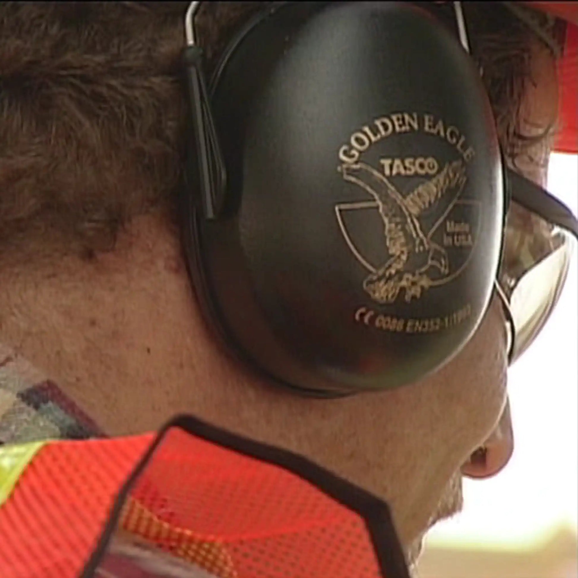 Hearing Conservation Streaming Man with Head Gear