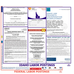 Idaho & Federal Labor Law Poster English