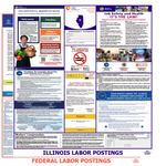 Illinois & Federal Labor Law Poster English
