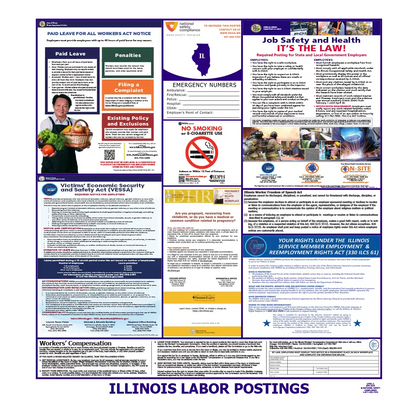 Illinois Labor Law Poster English