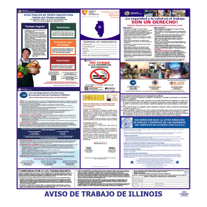 Illinois Labor Law Poster Spanish