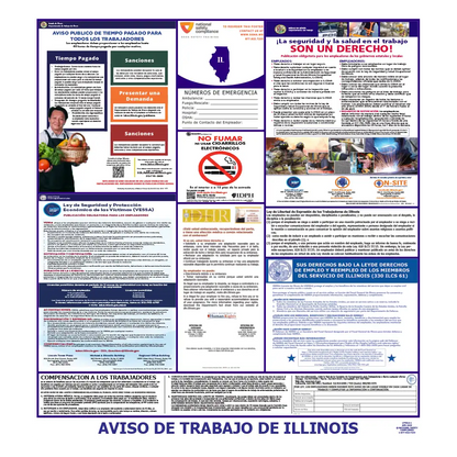 Illinois Labor Law Poster Spanish
