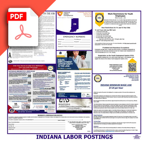 Indiana Labor Law Poster PDF Download
